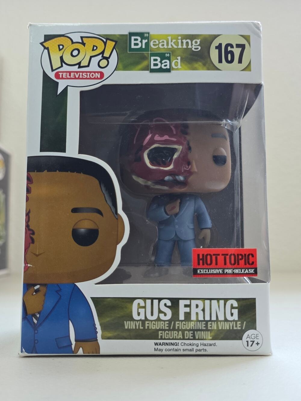 Funko Pop! Vinyl: Breaking Bad Gustavo Fring (Dead) #167 Box Damage W/ Protector